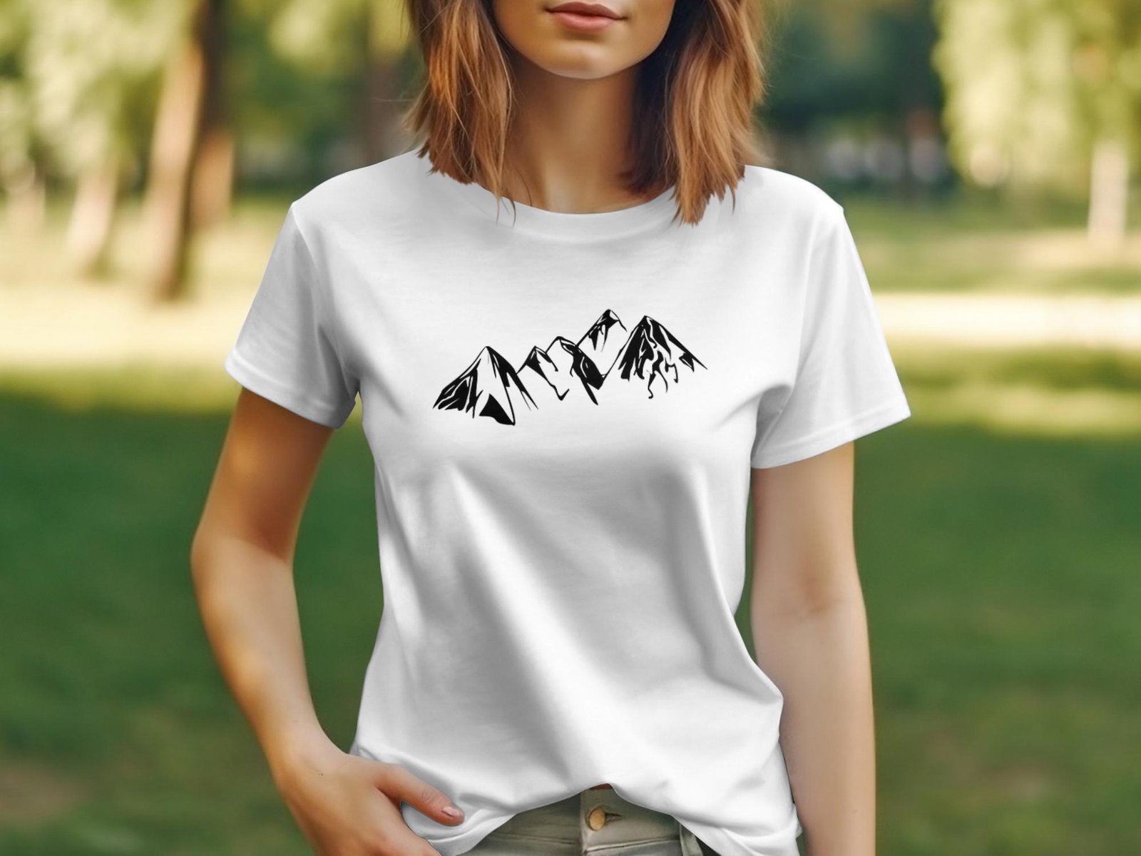 woman's printed t-shirt, woman's cotton printed t-shirt,